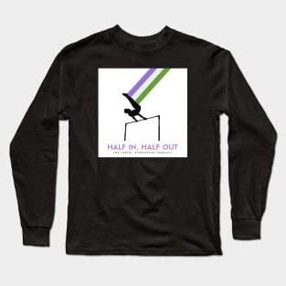 HIHO Logo (Genderqueer flag - solid block) Long Sleeve T-Shirt